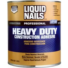 Heavy-Duty Construction Adhesive – 1 Quart Interior/Exterior Bonding Compound 1