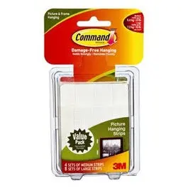 Heavy-Duty Picture Hanging Strips (Damage-Free) 1