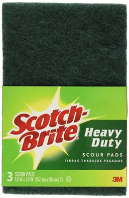 Heavy-Duty Scouring Pads – 3-Pack Assorted Abrasives 1