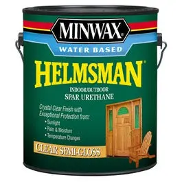 Helmsman Water-Based Spar Urethane – Semi-Gloss Finish, 1-Gallon Can 1
