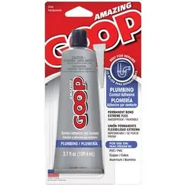 High-Strength Plumbing Adhesive – Solvent-Free, 3.7 Oz Bottle 1
