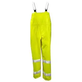 High-Visibility Lime Yellow Pvc-Coated Polyester Overalls – Size Xl 1