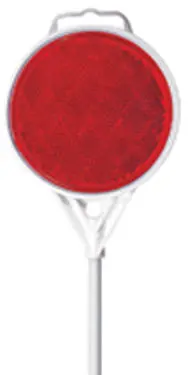 High-Visibility Red Driveway Marker Stake – 48 Inch Tall 1