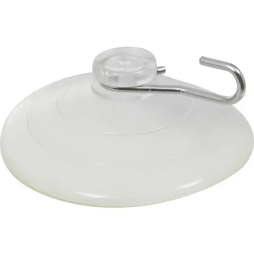 Hillman Large Suction Cup Hooks – Heavy-Duty Reusable Adhesive Hooks 1