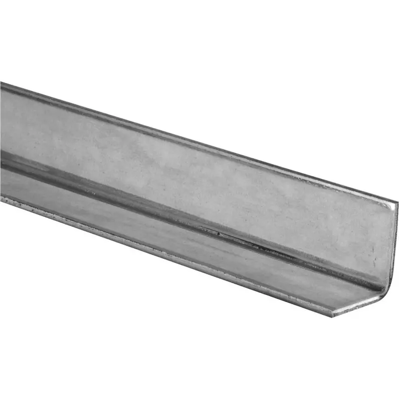 Hillman Steelworks Galvanized Solid Angle Bracket, 3/4-Inch X 3/4-Foot 1