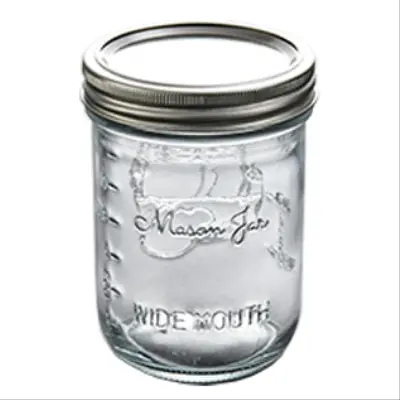 Homepointe Wide-Mouth Glass Canning Jars – Set Of Mason Jars For Preserving 1