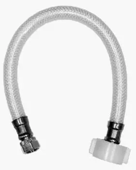 Homewerks Worldwide Vinyl-Coated Poly Toilet Supply Line 1