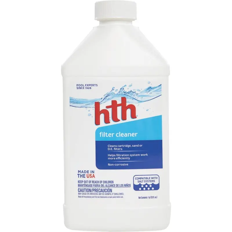 Hth Liquid Filter Cleaner – 1 Quart Formula For Pool & Spa Maintenance 1