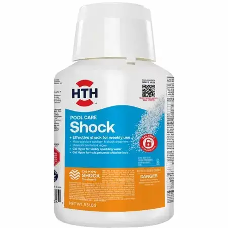 Hth Pool Shock Treatment — 5.5-Ounce Fast-Acting Chlorine Booster 1