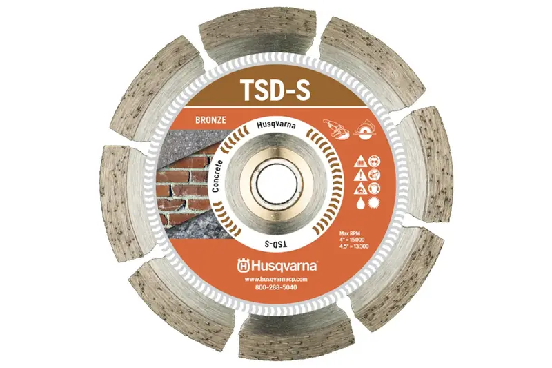 Husqvarna 7-Inch Dri Disc Replacement Blade – .095" Thickness, 7/8"–5/8" Arbor 1