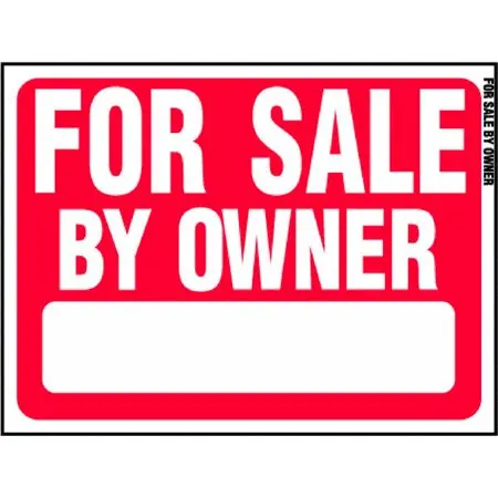 Hy-Ko 'For Sale By Owner' Corrugated Sign — 18" X 24" 1