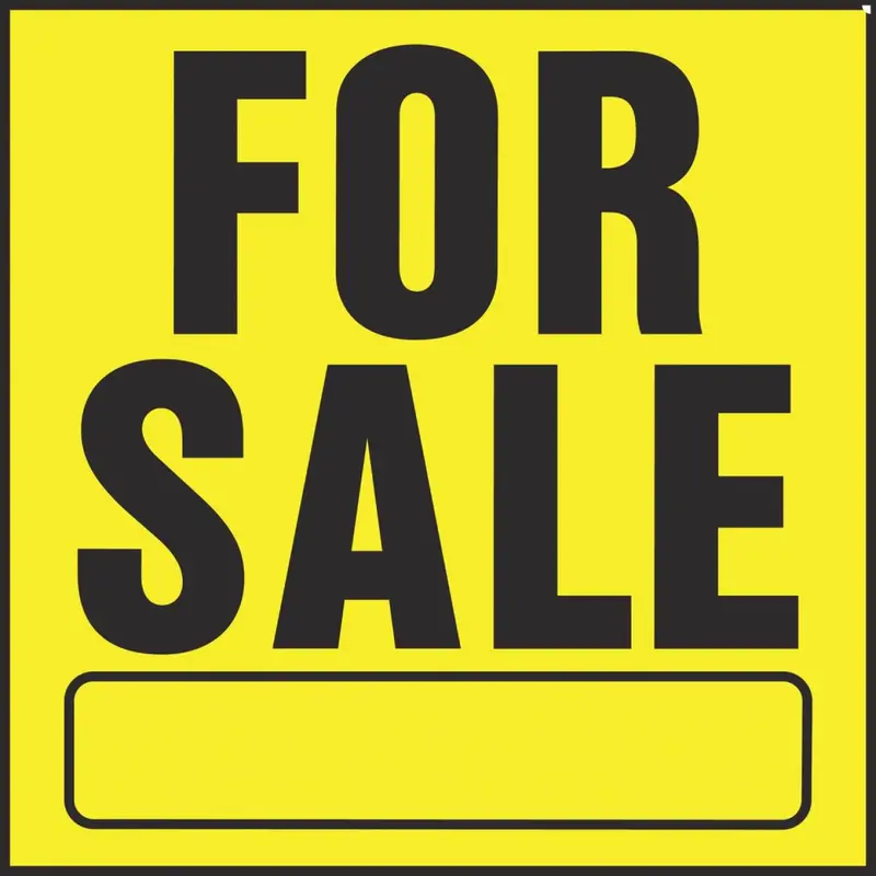 Hy-Ko Heavy-Duty For Sale Sign – Rigid Plastic Yard Sign 1
