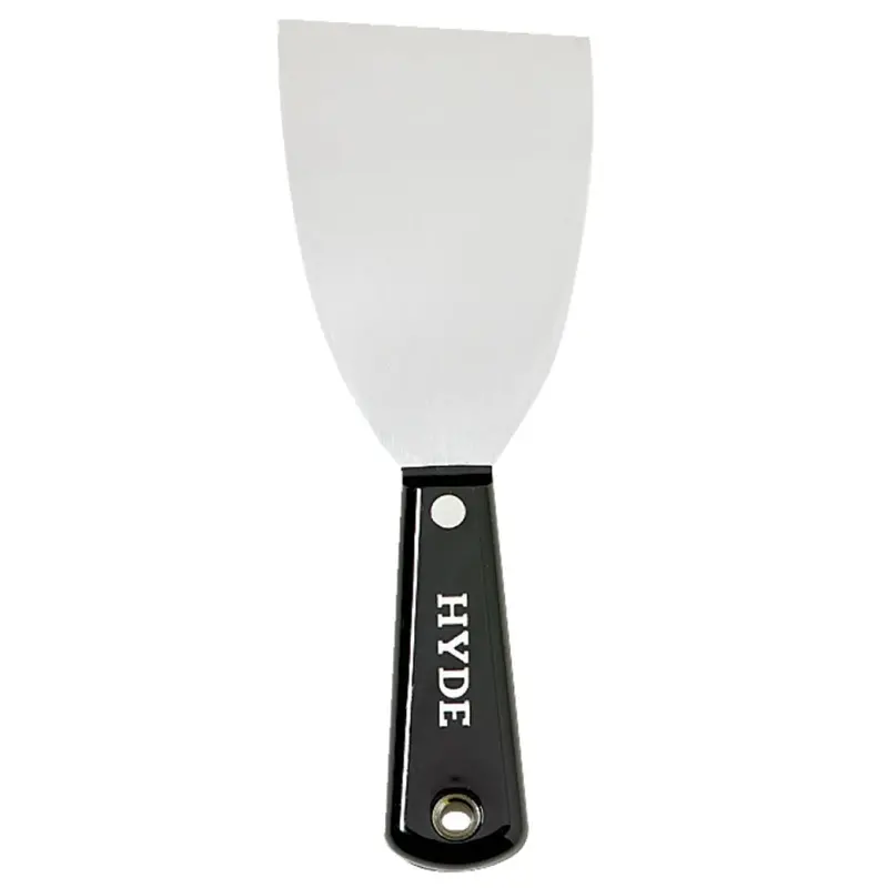 Hyde Flexible Putty Knife – 3", Black & Silver Finish 1