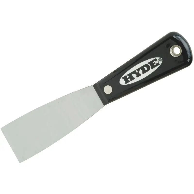 Hyde Professional 1.5-Inch Stiff Black-And-Silver Putty Knife 1