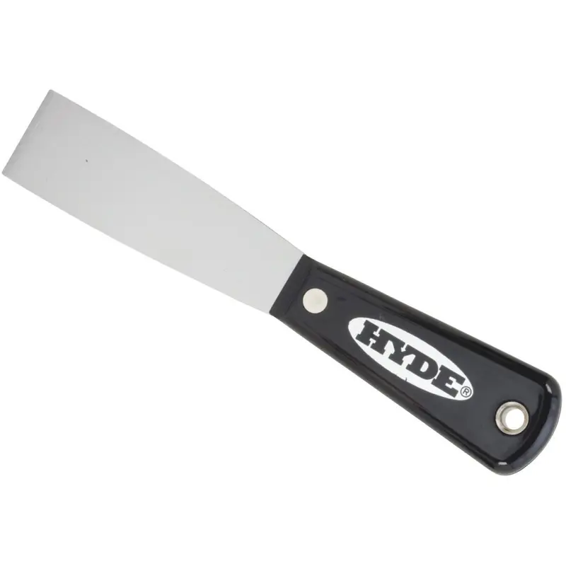 Hyde Professional 2-Inch Flexible-Blade Putty Knife – Black & Silver Design 1