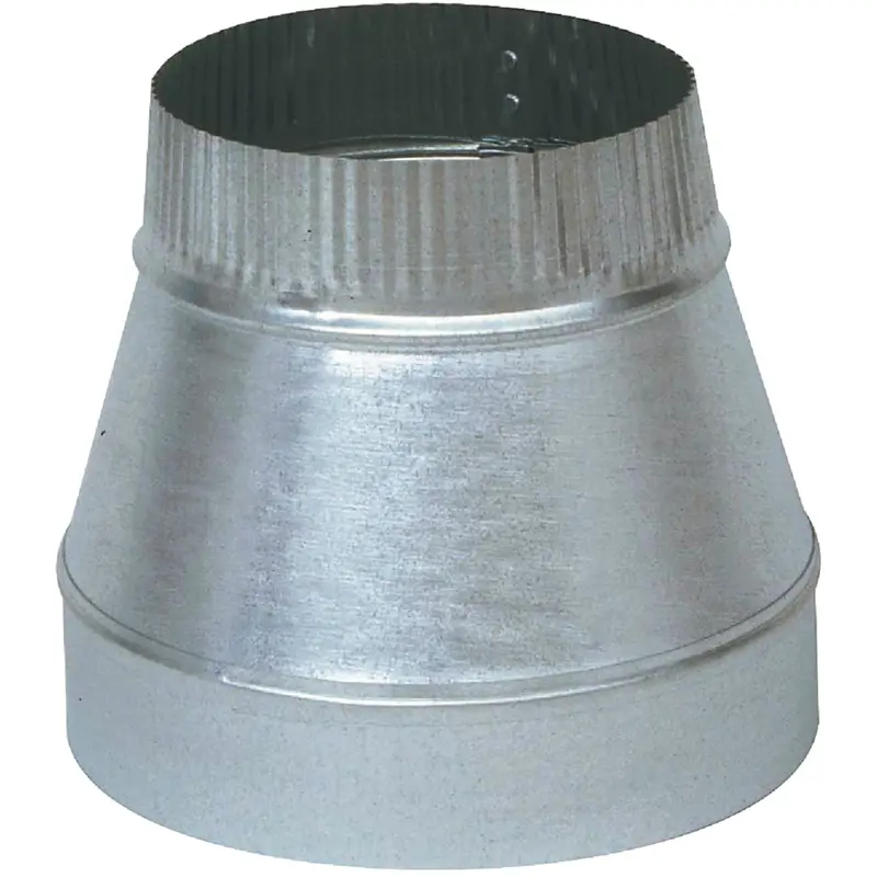 Imperial 24-Gauge Galvanized Rectangular Reducer – 7" X 6" 1
