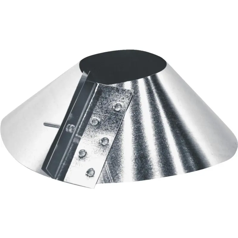 Imperial 4-Inch Galvanized Storm Collar For Roof Vent Sealing 1