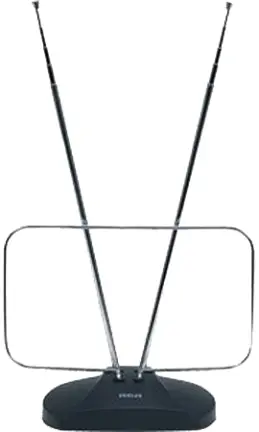 Indoor Digital Vhf/Uhf Hdtv Antenna – Black 1