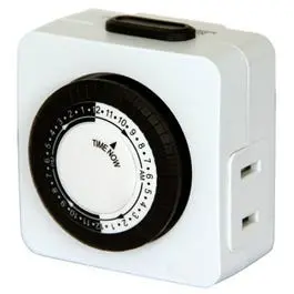 Indoor Mechanical Timer – 24-Hour Programmable Dial 1