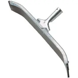 Industrial Curved-Blade Floor Squeegee – Galvanized Steel, 24-Inch 1
