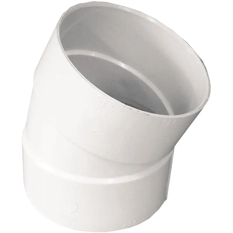 Ipex Canplas 4" Sdr 35 Pvc 22.5° Sanitary Elbow (1/16 Bend) For Drain & Sewer 1