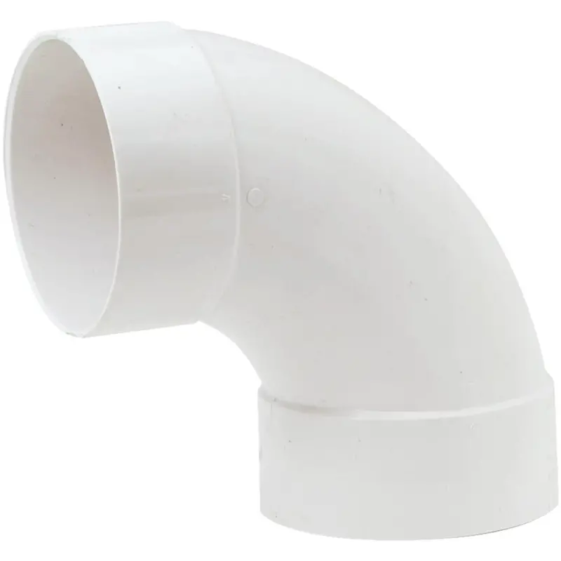 Ipex Canplas 4" Sdr 35 Pvc 90° Sanitary Elbow (1/4 Bend) For Drain & Sewer 1