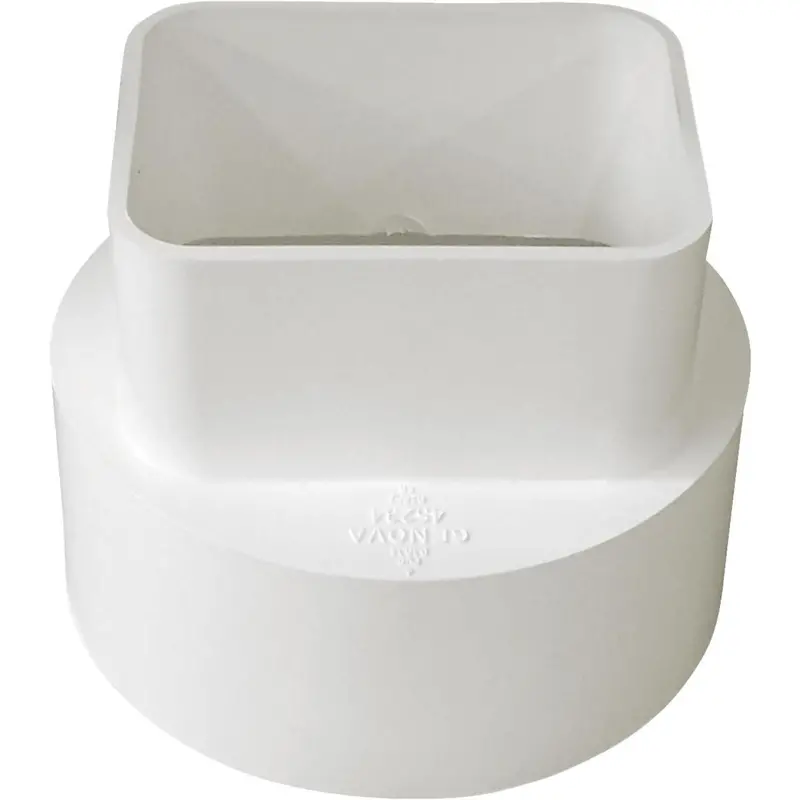 Ipex Canplas Pvc Downspout Adapter – 2 In. X 3 In. X 4 In. 1