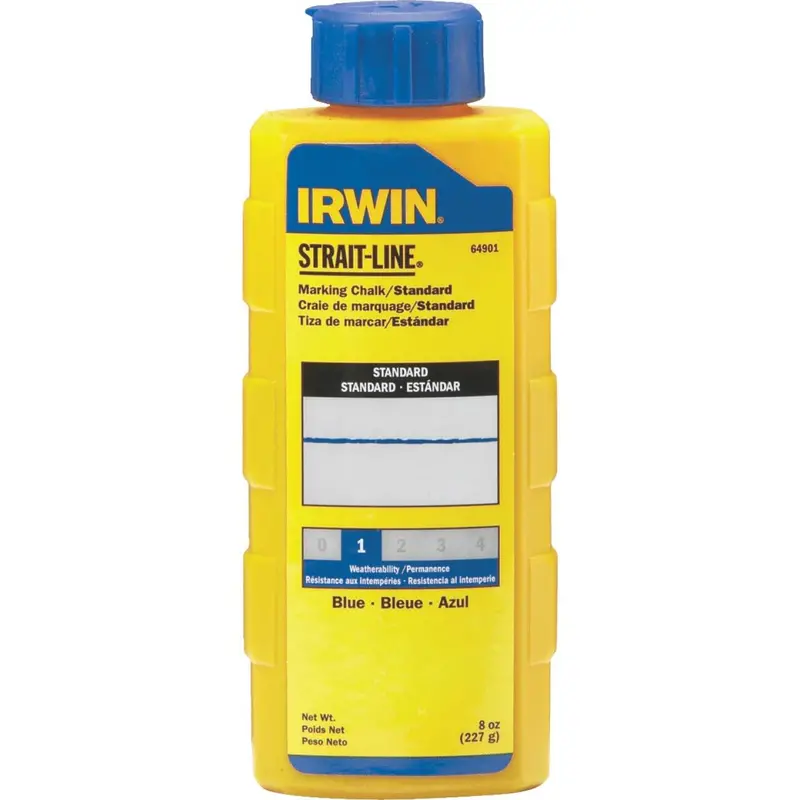 Irwin Strait-Line Blue Standard Chalk Line Refill – 8 Oz 1