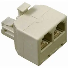 Ivory Duplex Modular Jack For Voice And Data Applications 1