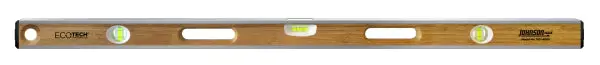 Johnson Eco-Tech Bamboo Level – 48-Inch With Block Vials 1