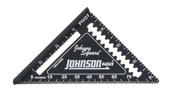 Johnson Johnny Square – 4.5-Inch Professional Finish Square With Easy-Read Scale 1