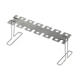 Jr. Ez Legs & Wing Adjustable Grill Rack – Brushed Silver 1