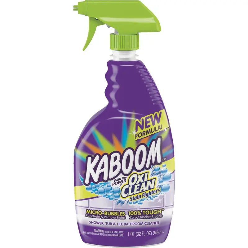 Kaboom Bathroom Cleaner With Oxiclean – 32-Ounce Spray For Showers & Tiles 1