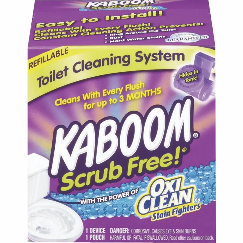 Kaboom Scrub-Free Automatic Toilet Cleaner System – Refillable 1