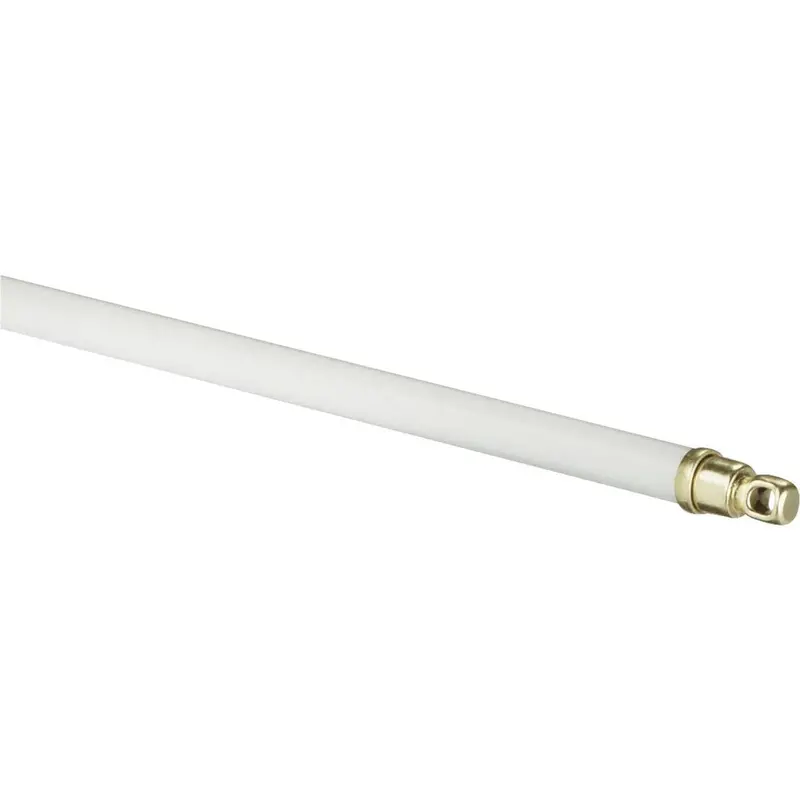 Kenney Compact White Swivel Cafe Rod – 11 In To 19 In, 5/16 In Diameter 1