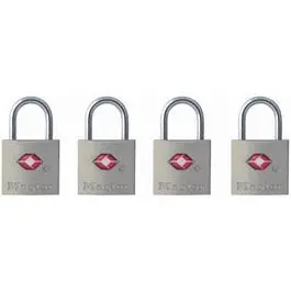 Keyed-Alike Travel Locks – 4-Piece Luggage Security Kit 1