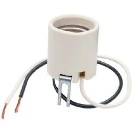 Keyless Medium Base Porcelain Lampholder — 660W / 250V 1