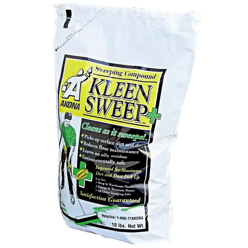 Kleen Sweep 10-Pound Sweeping Compound – Dust-Control Granular Floor Cleaner 1