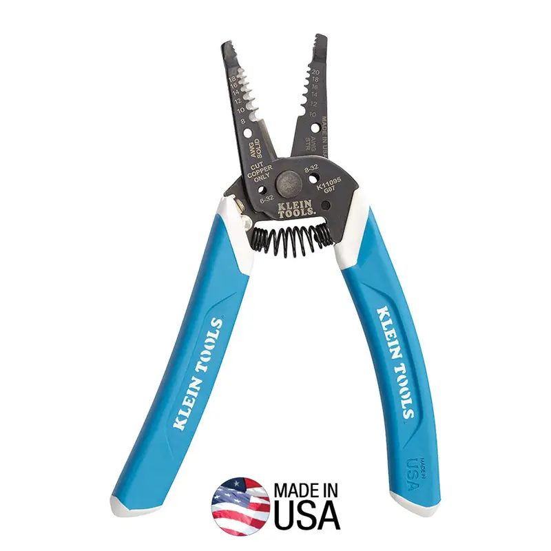 Klein-Kurve Wire Stripper And Cutter For 8–20 Awg Stranded Or Solid Wire 1