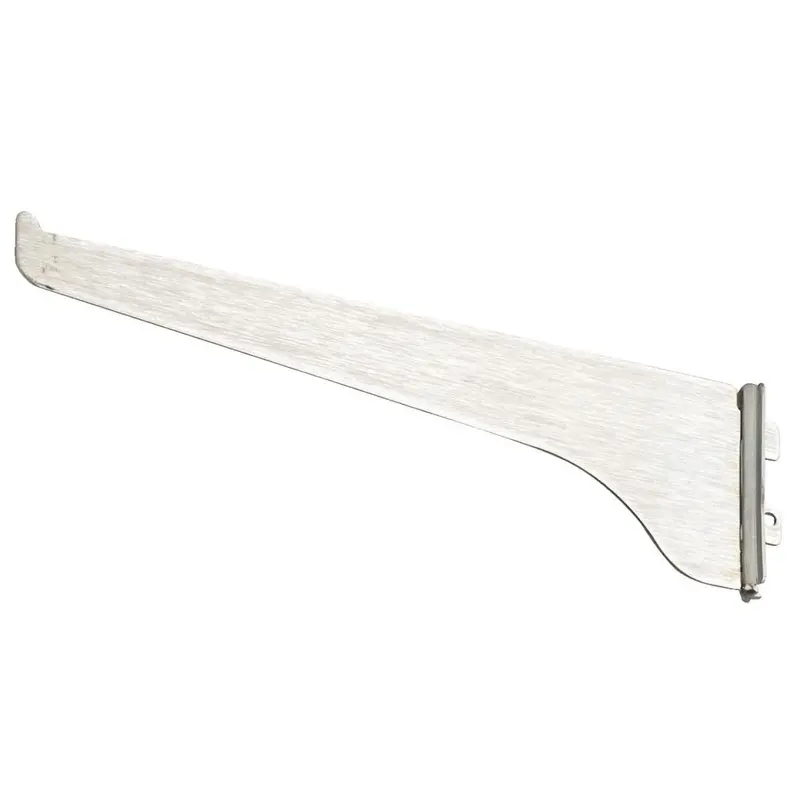 Knape & Vogt 180 Series 8-Inch Anochrome Steel Single-Slot Shelf Support Bracket 1