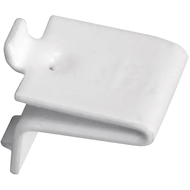 Knape & Vogt 256 Series White Steel Mortise Shelf Supports – Pack Of 12 1