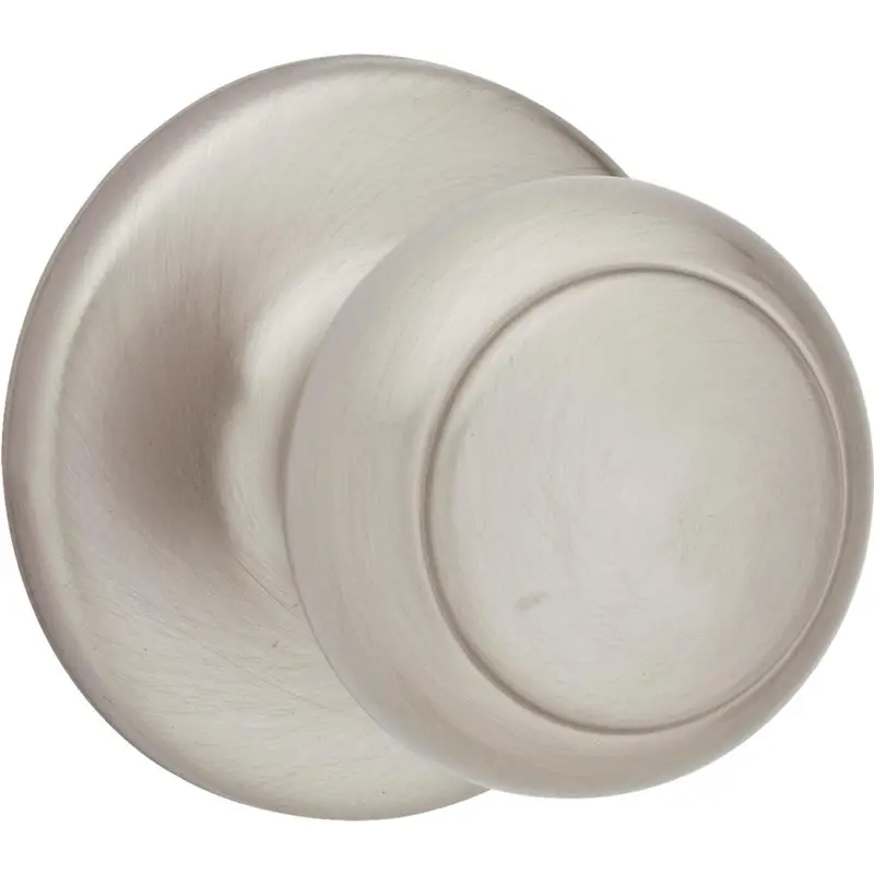 Kwikset Cove Hall & Closet Door Knob – Satin Nickel Interior Passage Hardware 1