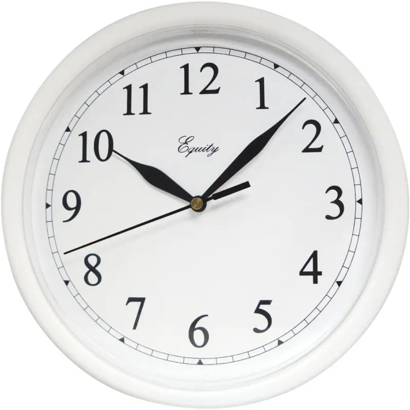 La Crosse Equity White Quartz Analog Wall Clock 1