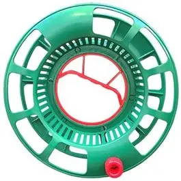 Large Green Christmas Light Storage Reel With Handle And Locking Mechanism 1