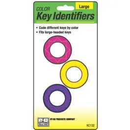 Large Key Identifier Tags – 3-Pack, Durable Plastic Labels 1