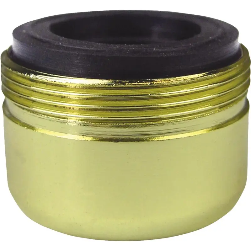 Lasco 1.8 Gpm Dual-Thread Aerator – 55/64-Inch Male, Polished Brass 1