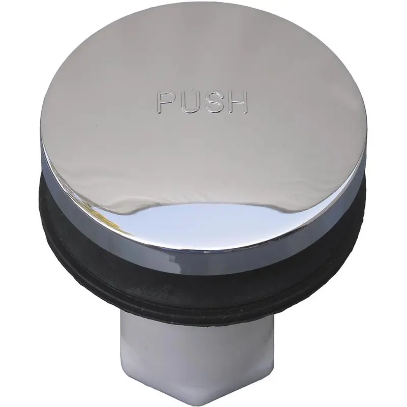 Lasco Chrome Toe-Touch Drain Stopper Cartridge – 3/8-Inch Threaded 1