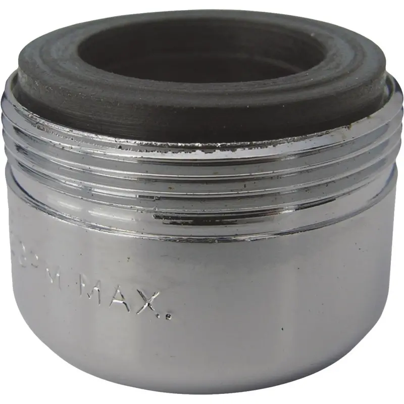 Lasco Dual-Thread Chrome Aerator — 1.8 Gpm, 55/64" Male Thread 1