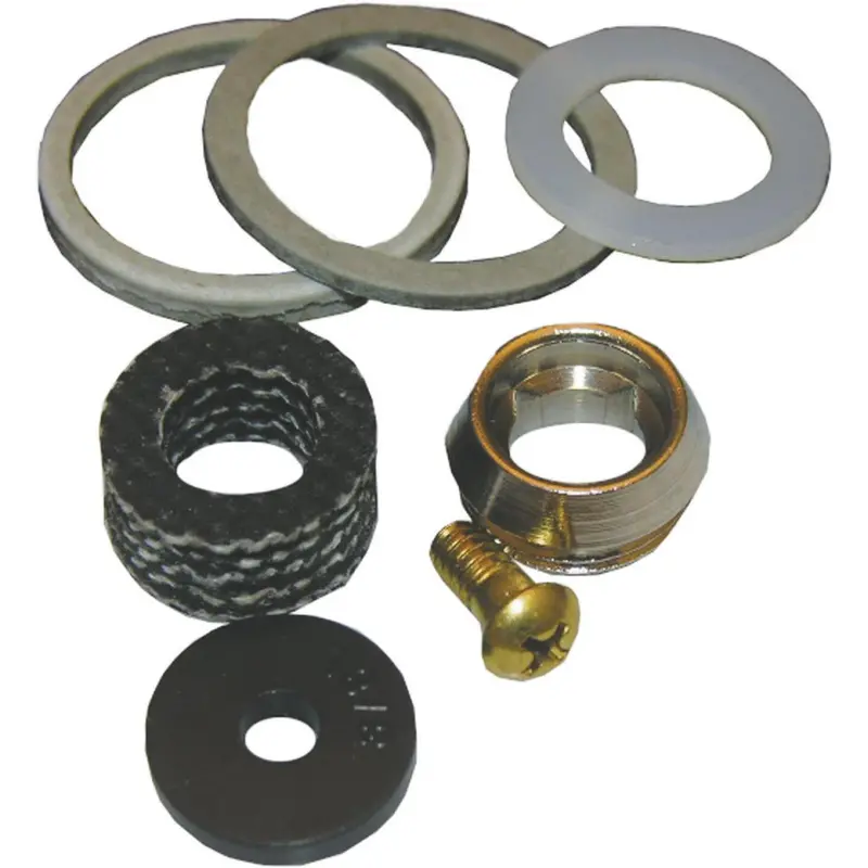 Lasco Pp Tub And Shower Stem Repair Kit With Nylon, Brass, And Rubber Seat Components 1