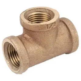 Lead-Free Brass 1-Inch 90° Tee Fitting – Nsf-Certified Plumbing Component 1